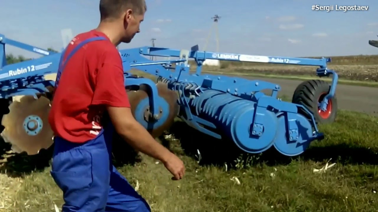 Как ломается Lemken Rubin 12/400 или Финальный заезд по целине с трактор Challenger MT665C!