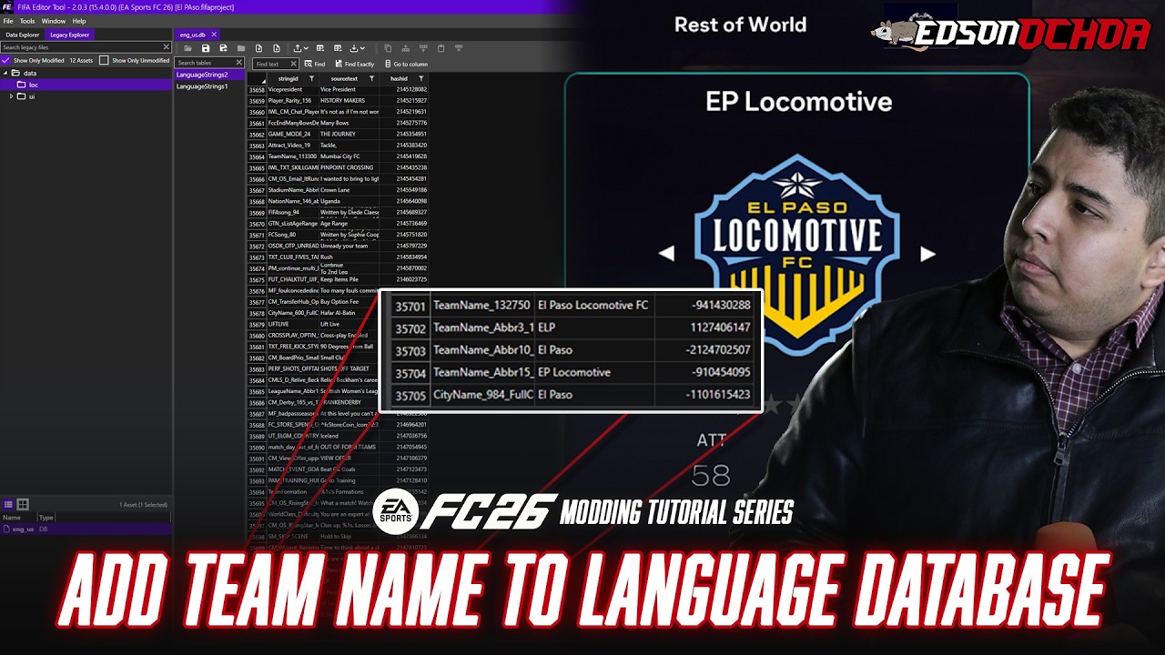 Add Created Club Team Names Using FIFA Editor Tool (Detailed) | EAFC 26 Modding Tutorial 7