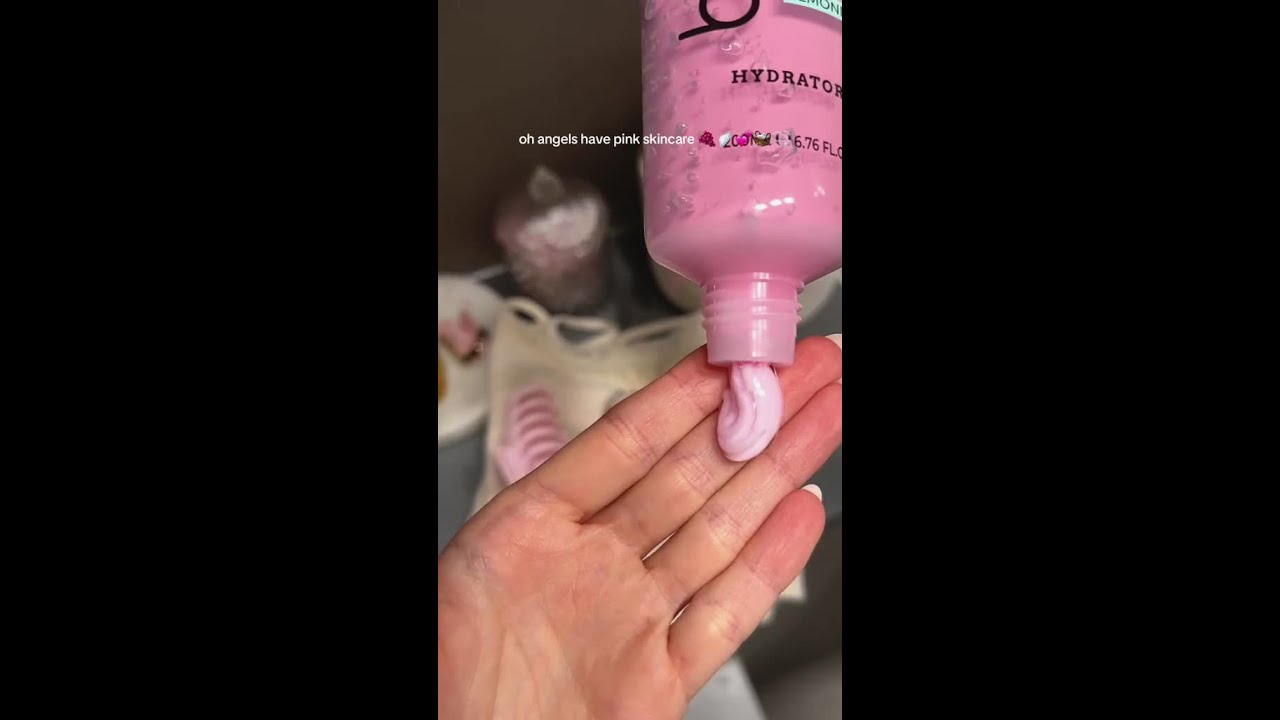 Pink skincare ASMR 🌸✨