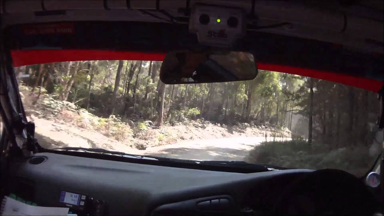 Onboard Sam kirkland Matt Best Retreat rally 2014 Luscombe leaps