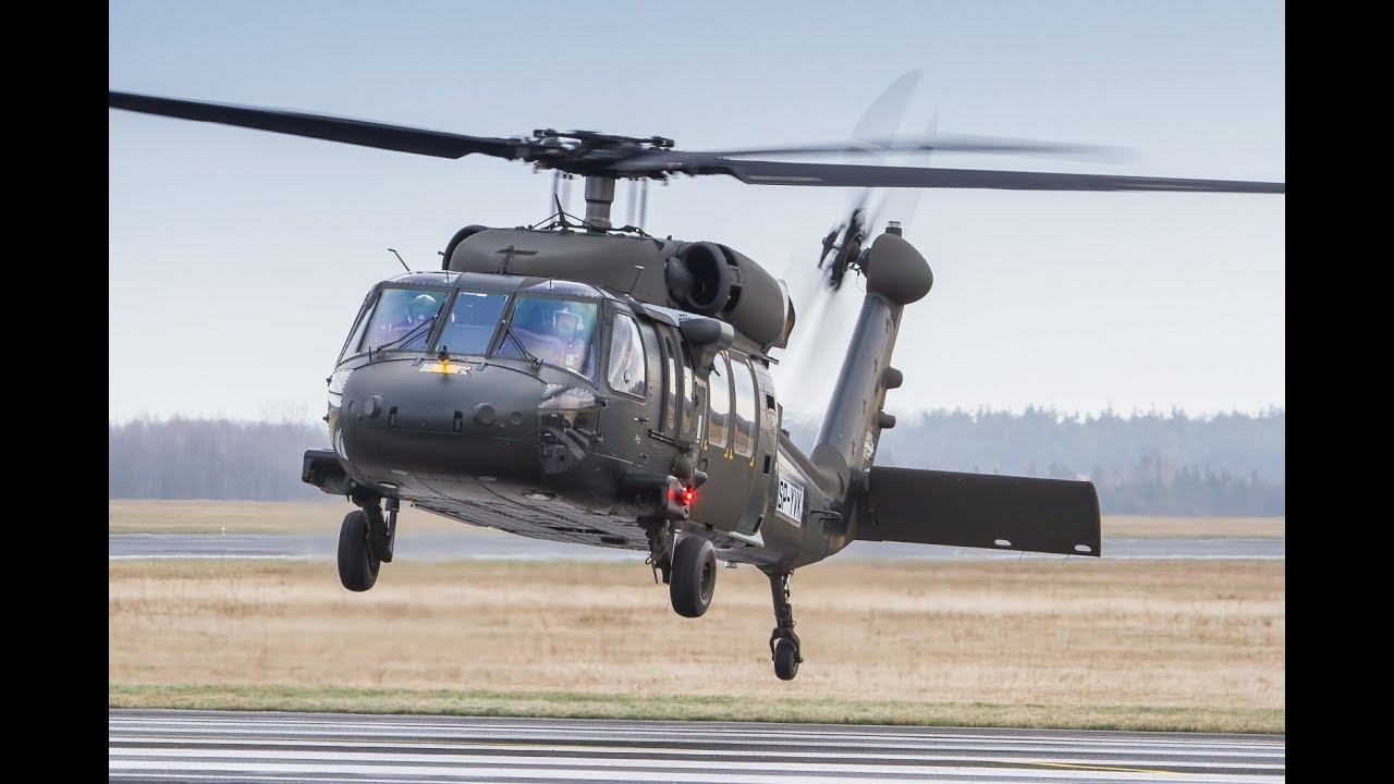 Oblot śmigłowca S-70i Blackhawk SP-YVK