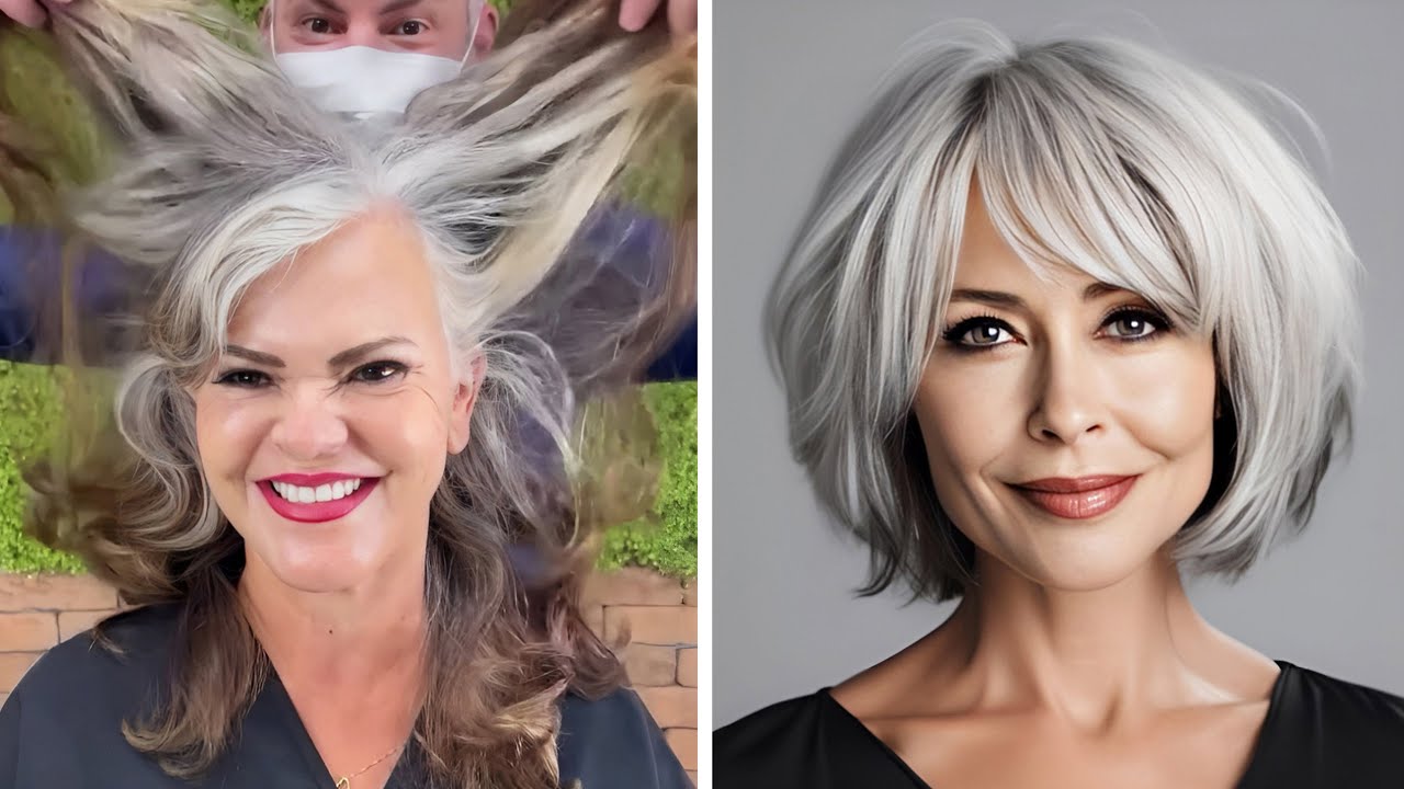 FRISUREN für FRAUEN 50 60 70 | Moderner Haarschnitt