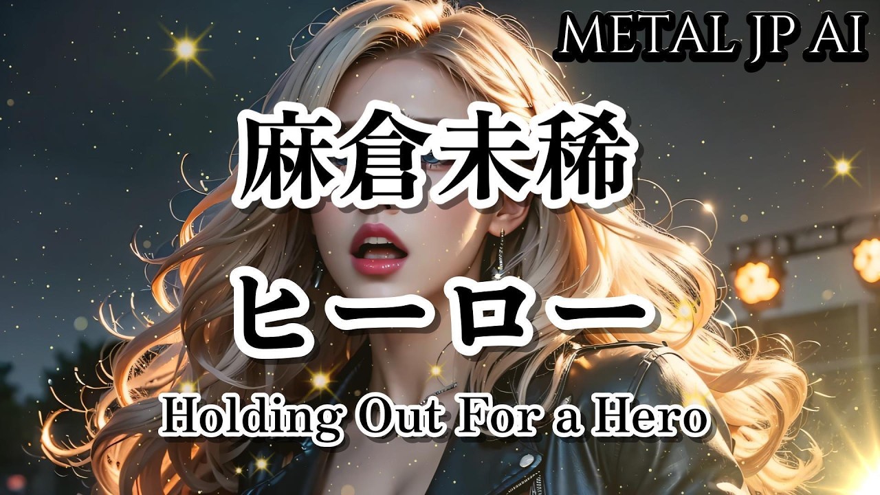 麻倉未稀【ヒーロー Holding Out For a Hero】AIメタル女子がカバーした　AI cover J-Rock