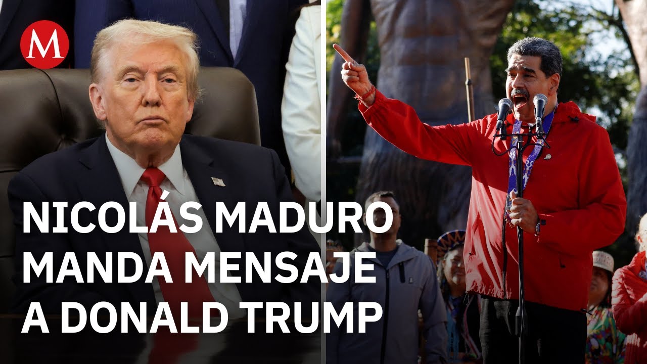 En Venezuela, el presidente Nicol&aacute;s Maduro pide paz con un mensaje en ingl&eacute;s