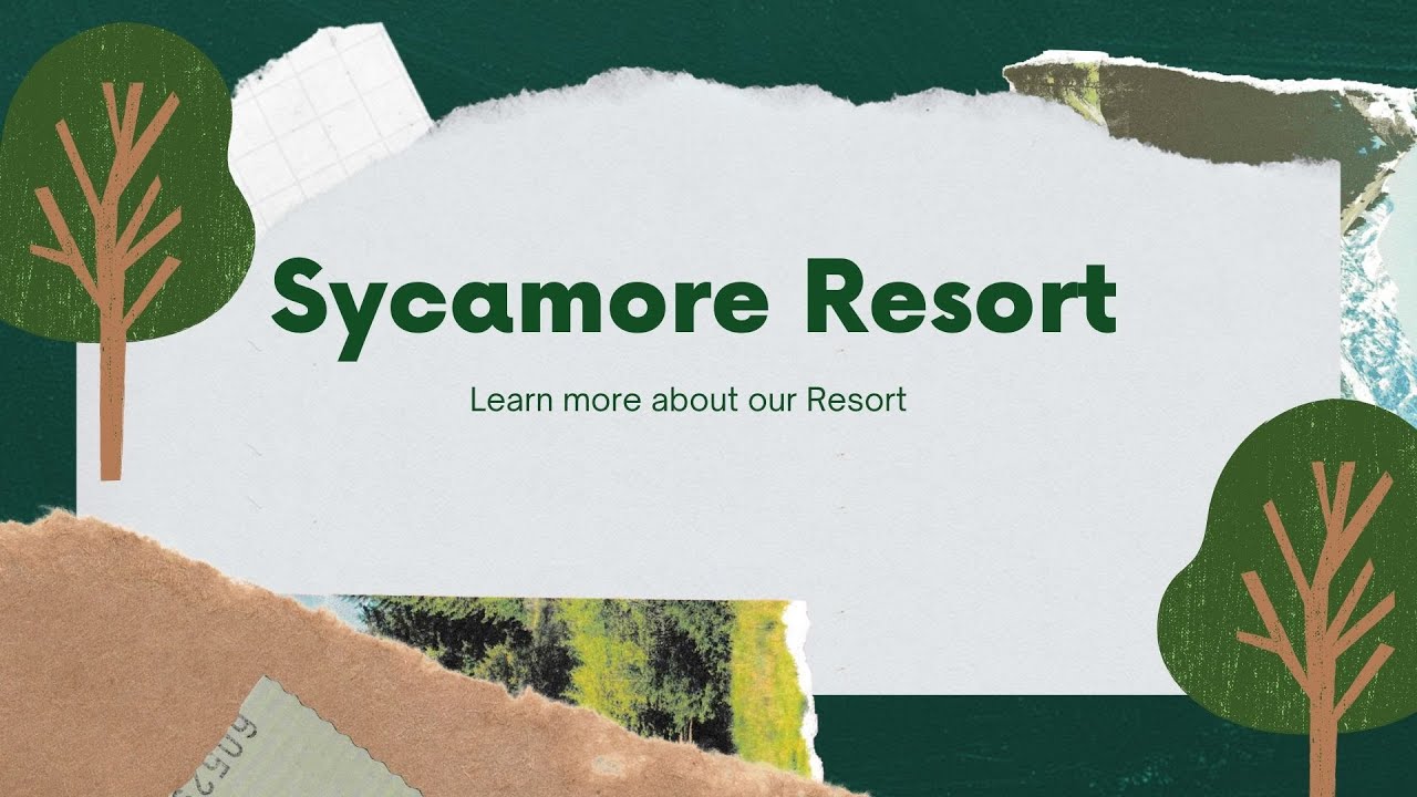 Sycamore Resort tiene un gran modelo 3D para presentarle a usted y a sus clientes
