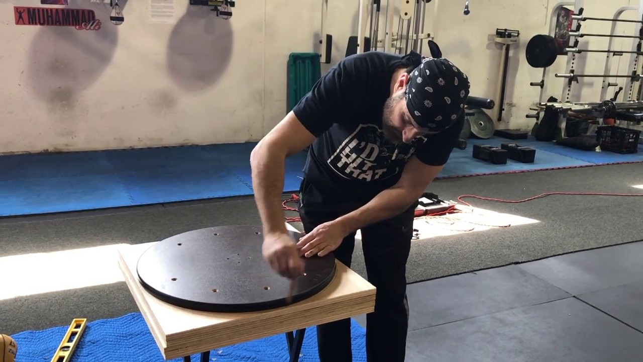 How to make a speed bag platform