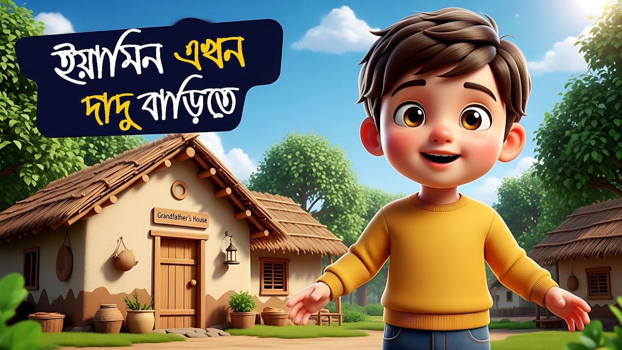 ইয়ামিন এখন দাদু বাড়ি । Yamin cartoon bangla | ইয়ামিনের নতুন কার্টুন | New Cartoon Bangla