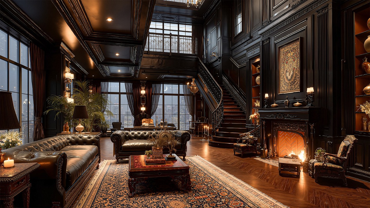 Luxurious European Apartment And Soothing Jazz Music – Smooth Jazz That Helps Reduce Stress