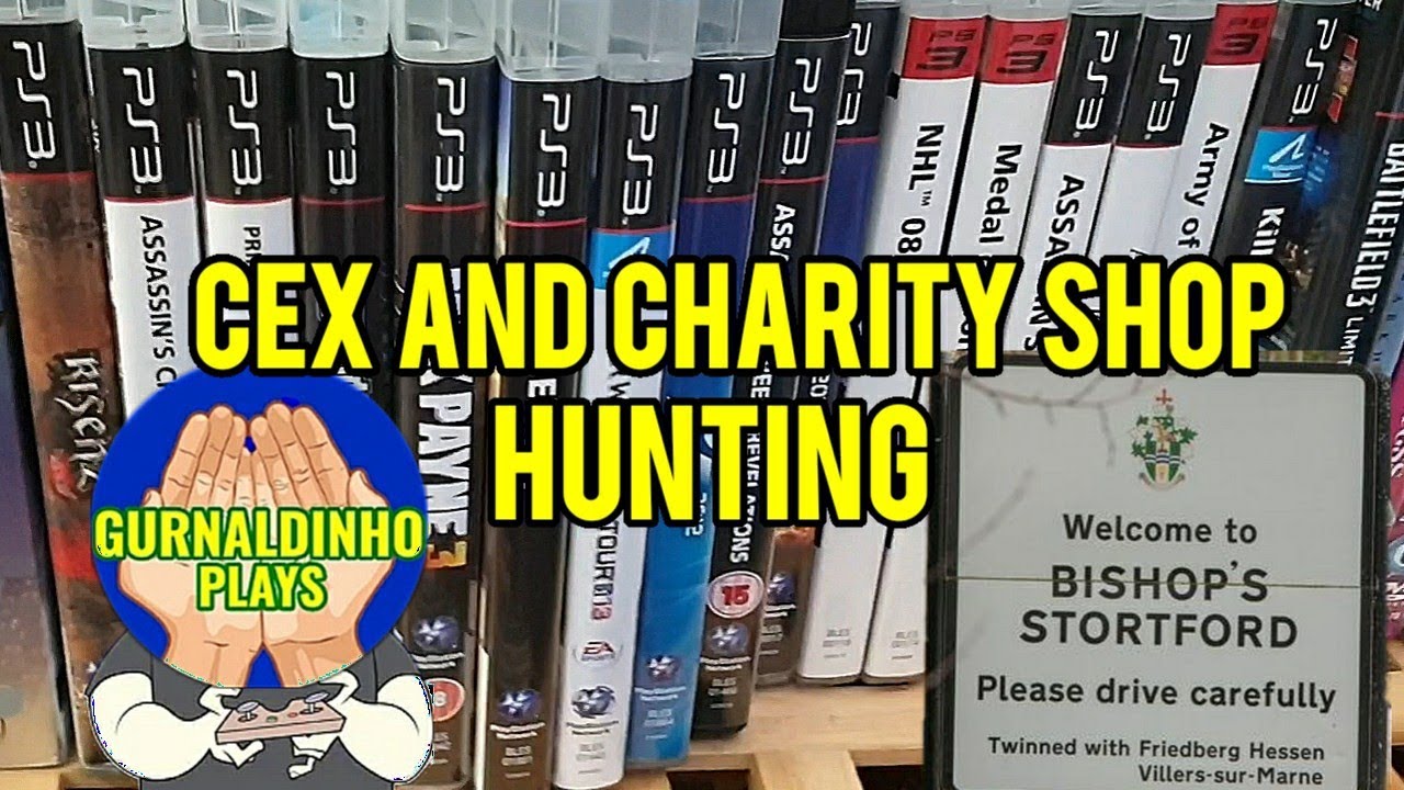 CEX and charity shop game hunting in Bishops stortford, with pick ups!