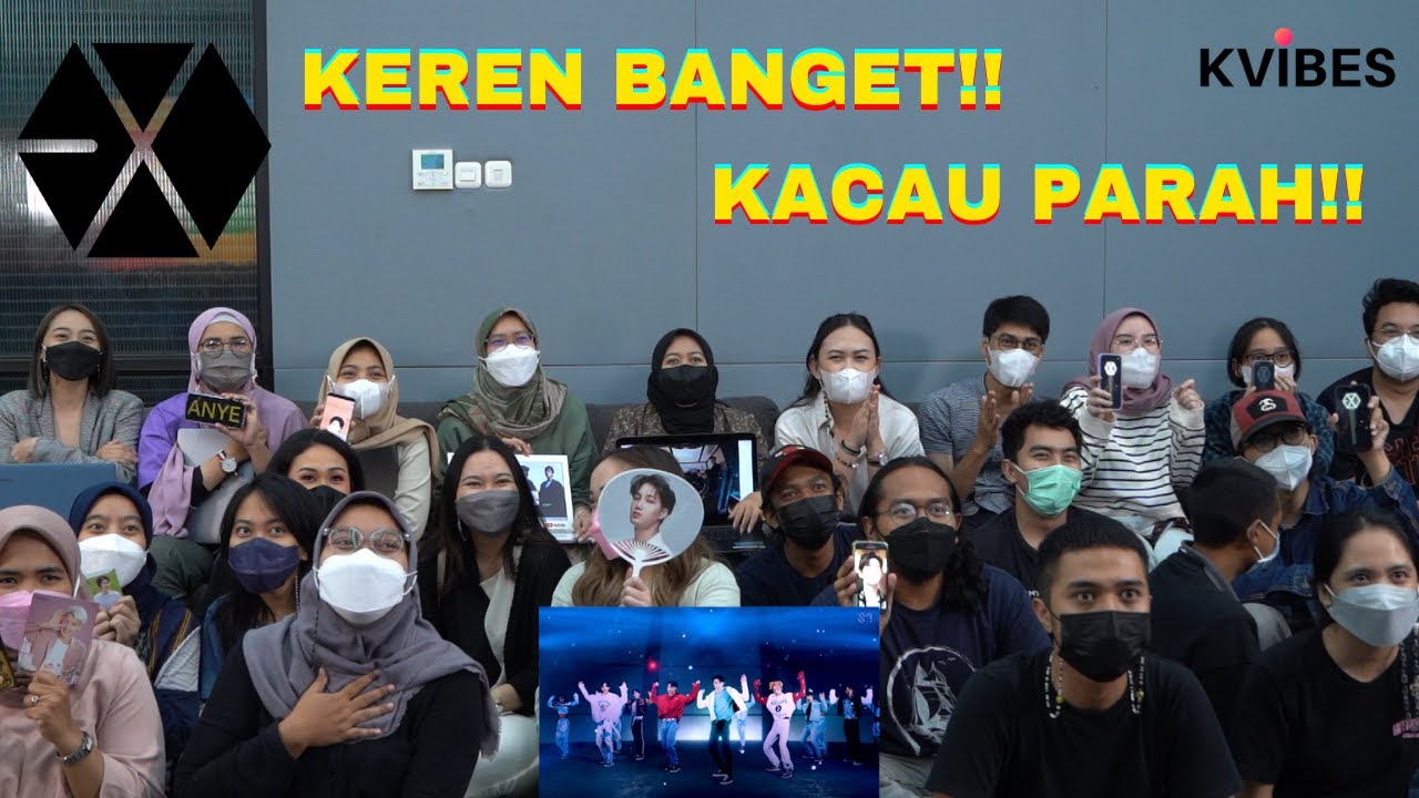 Reacts to EXO 엑소 'Don't fight the feeling' MV
