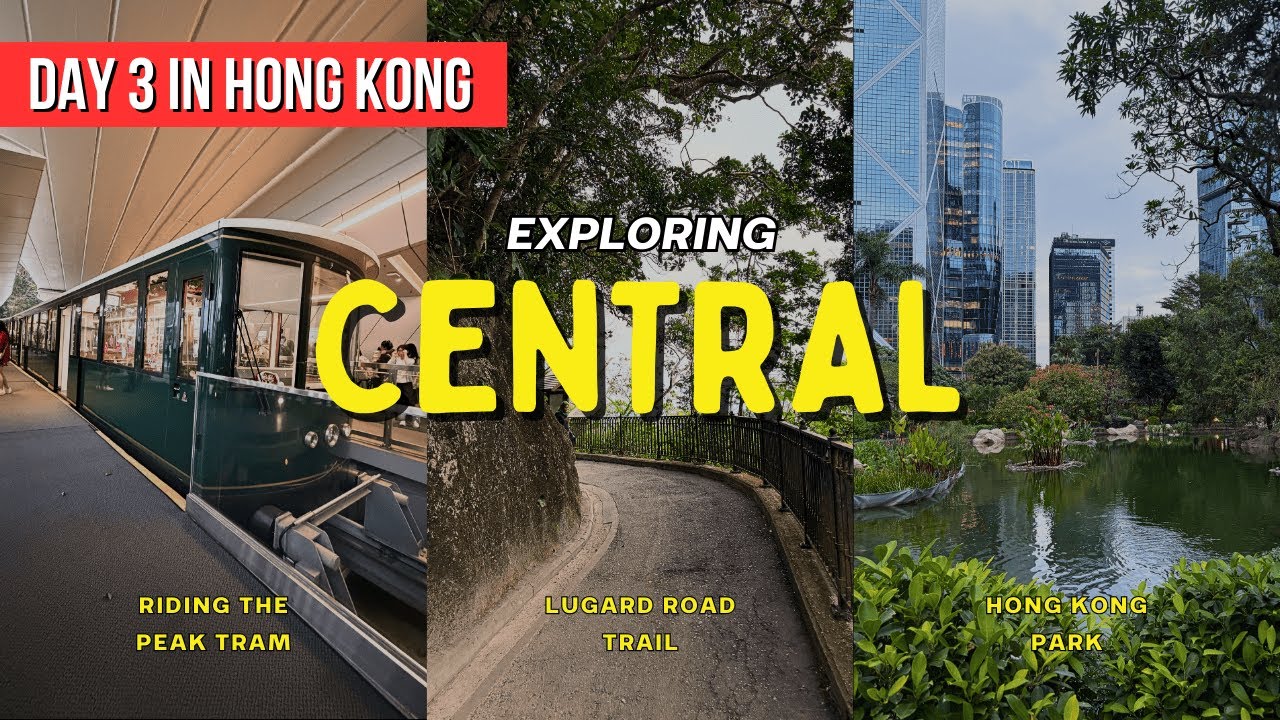 Vlog #20 | Day 3: Saw the Best View of Hong Kong for FREE from Lugard Road Lookout at Victoria Peak!
