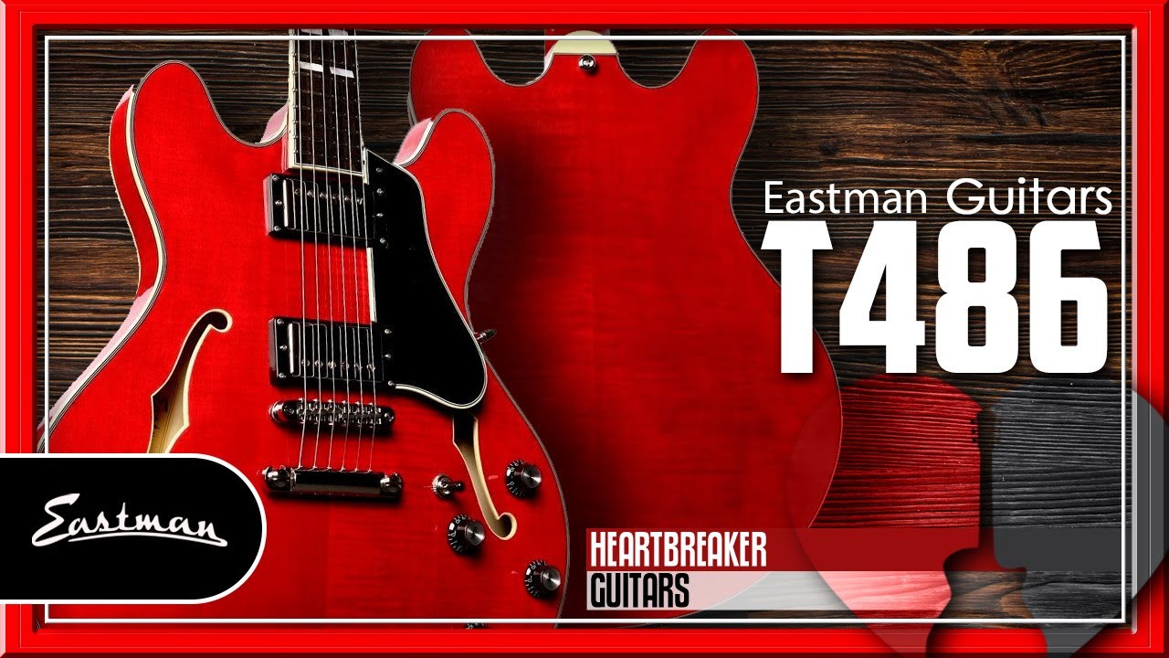 The T486 from Eastman Guitars - Beautiful Hollowbody in Classic Red | 4k Video