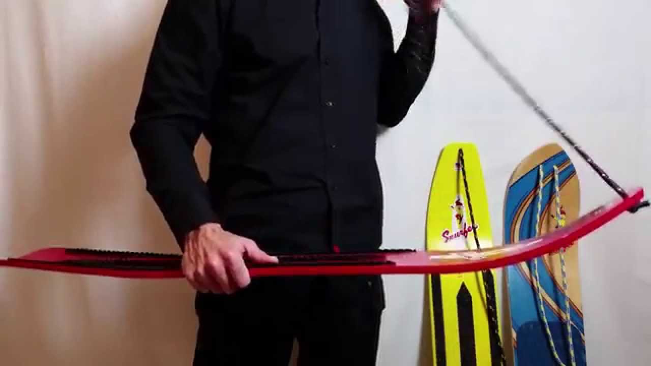 Snurfer Snowboard with Rope Handle