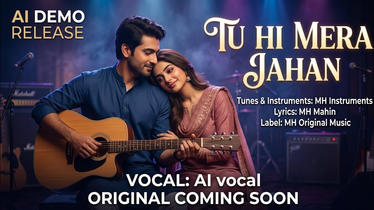 ​TU HI MERA JAHAN (Official AI Demo) |Mh Mahin| MH Original Music