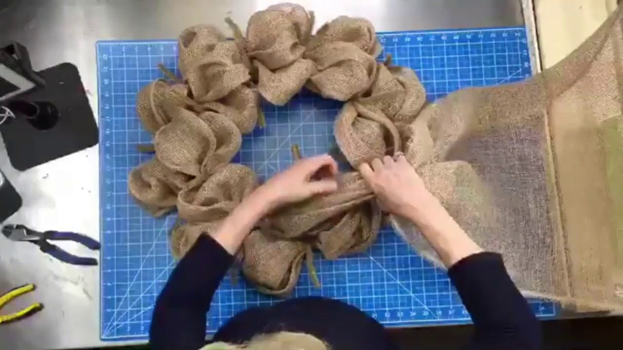 How to Make a Bunny Butt Deco Mesh Wreath