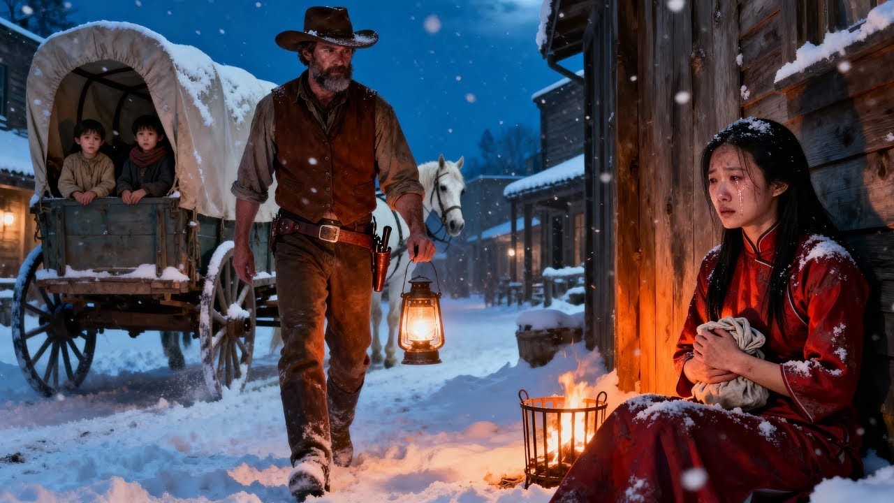 For Christmas Eve, Chinese Bride Slept Hungry—Until Gunslinger Said, “Get Up… You’re Coming Home.