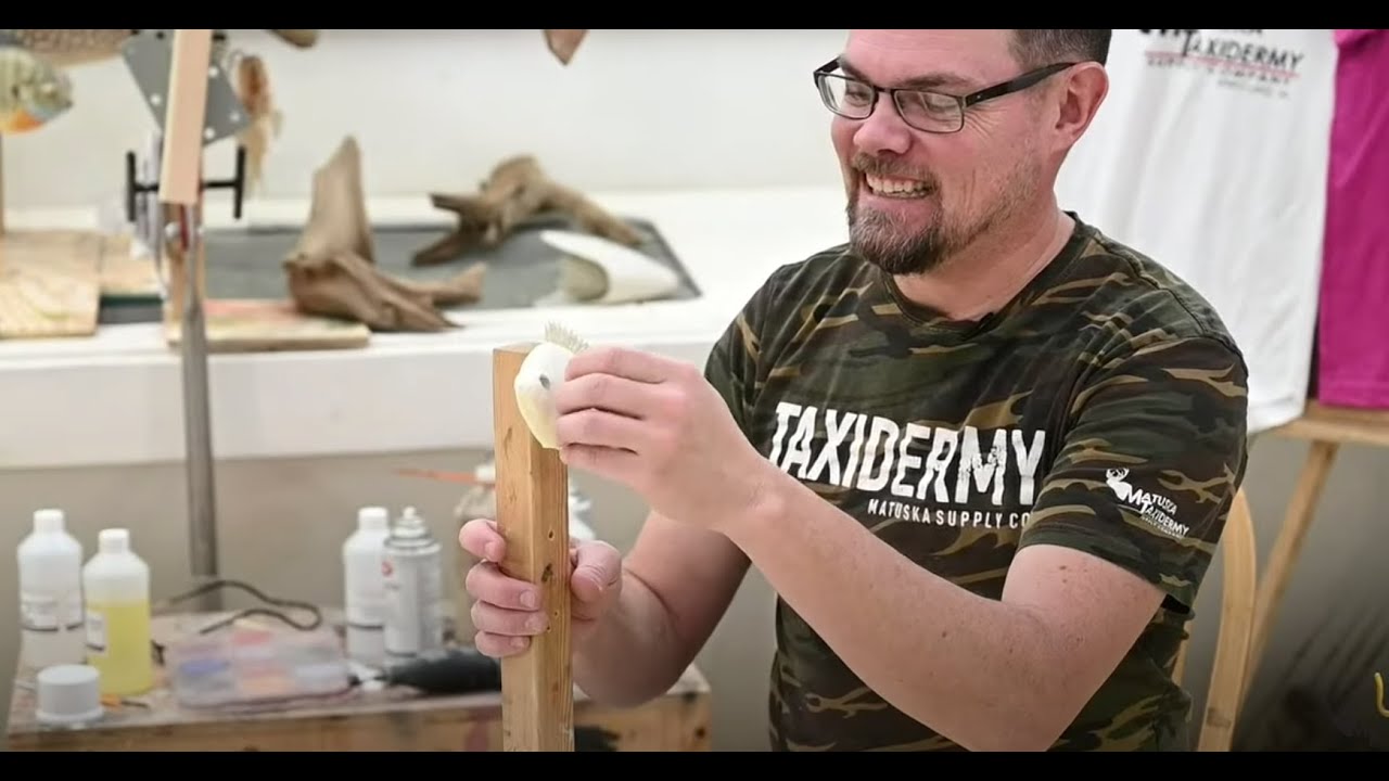 Learn Taxidermy: Part 3- Reproduction Fish Molding & Casting