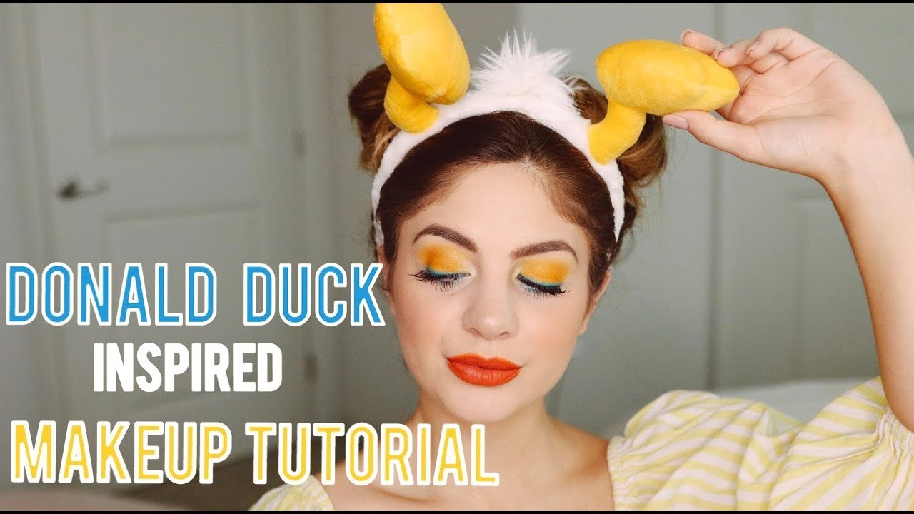 Disney Ears Inspired MAKEUP TUTORIAL: Donald Duck Headband