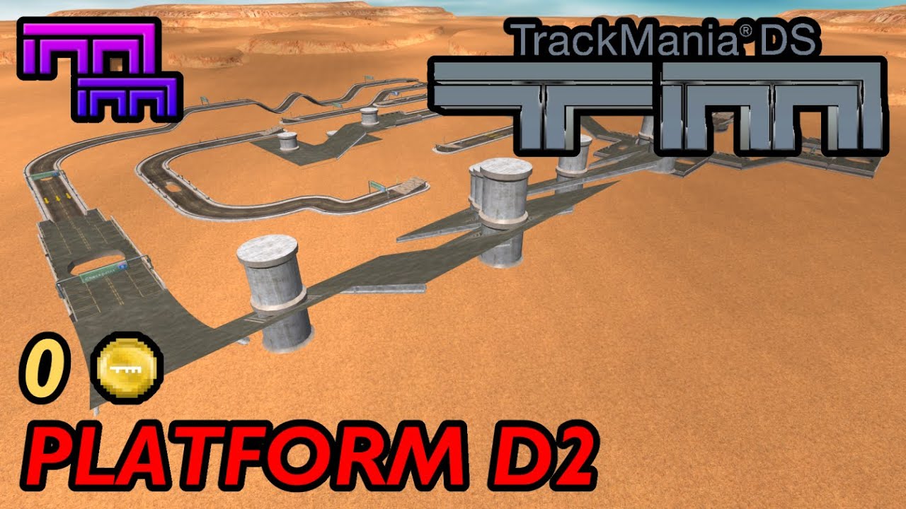 TrackMania DS - PlatformD2 - 0 Respawns [PB]