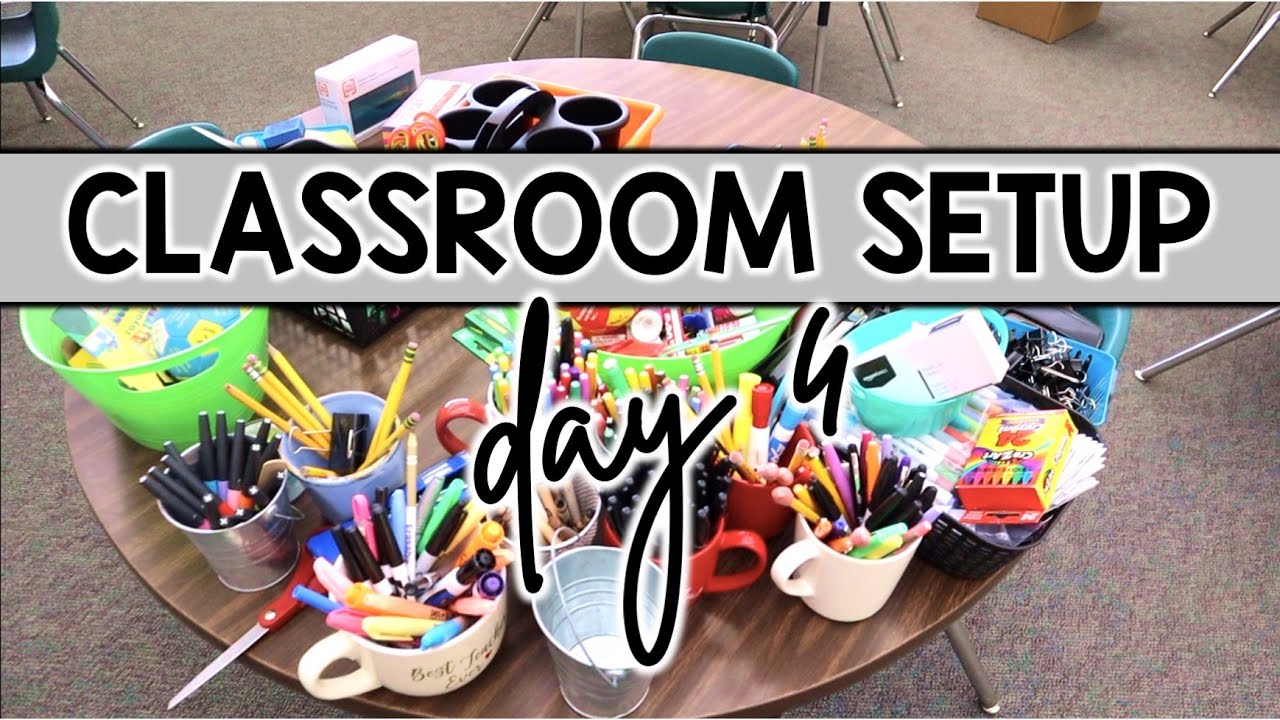 CLASSROOM SETUP 2022! - Day 4 | Supplies + More Decorating