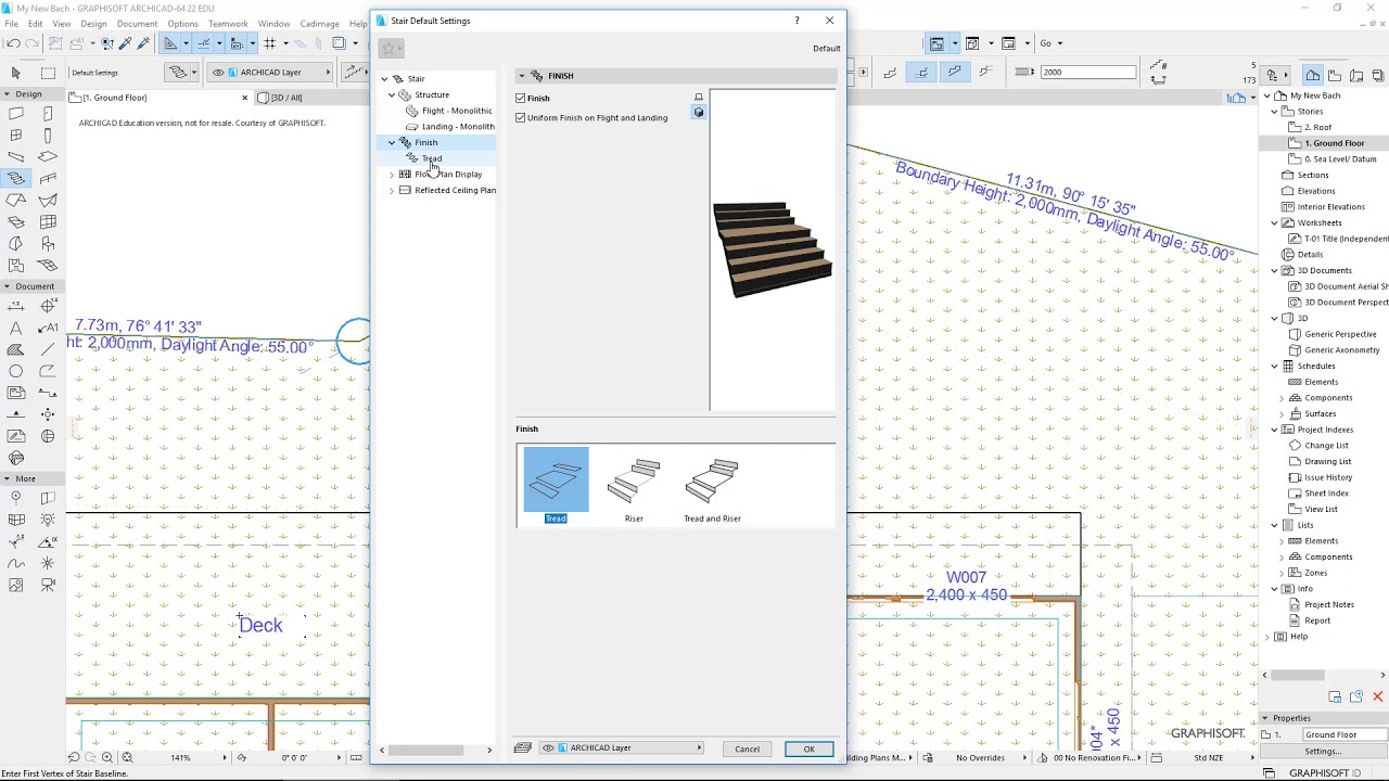 Quickstart To ArchiCAD 1 8   Stairs