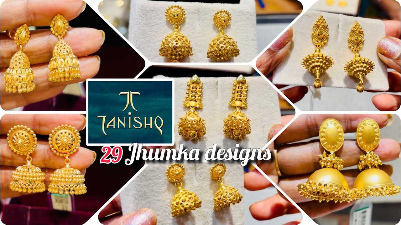 #2025 Tanishq Gold Jhumka - Elegant Designs & Styles 💖 gold jhumka earrings with Price | gold jhumka