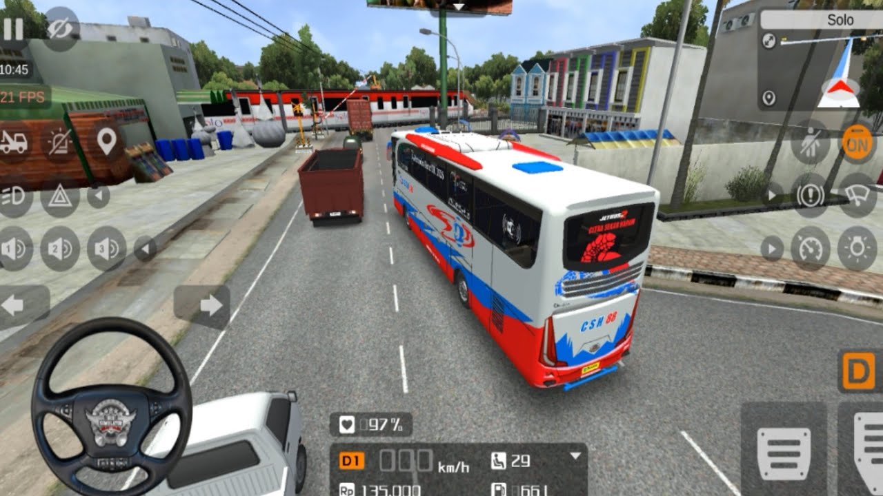 coach bus simulator gameplay | public transport simulator | android games