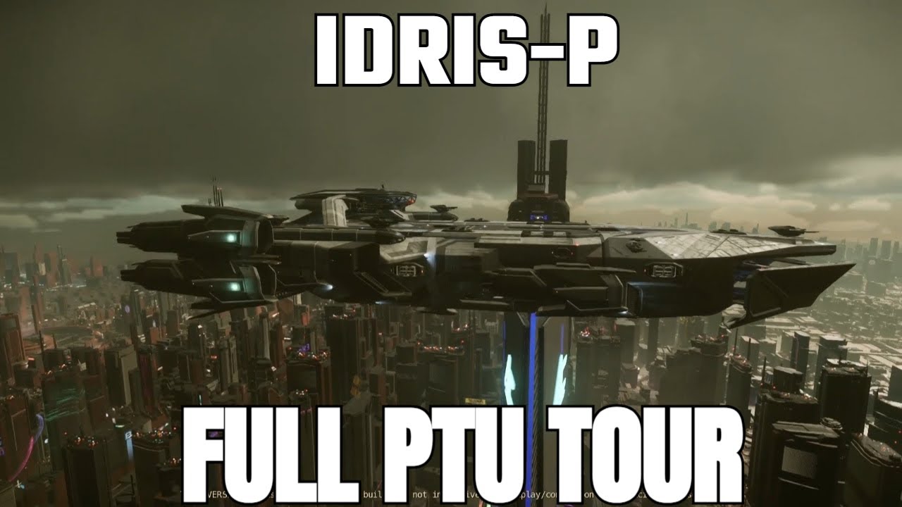 INSIDE the new Aegis Idris-P: Star Citizen Frigate PTU Tour