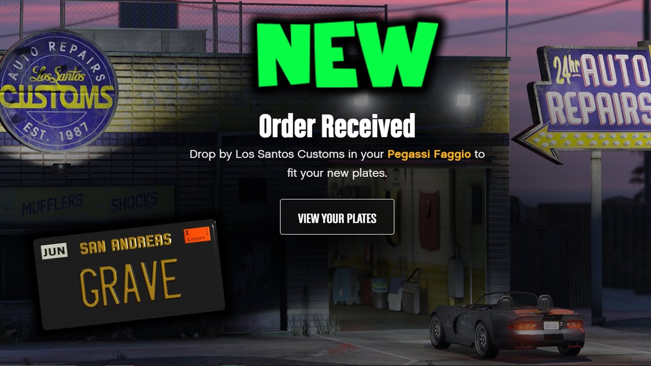 NEW How To Make Custom License Plates GTA Online Help Guide