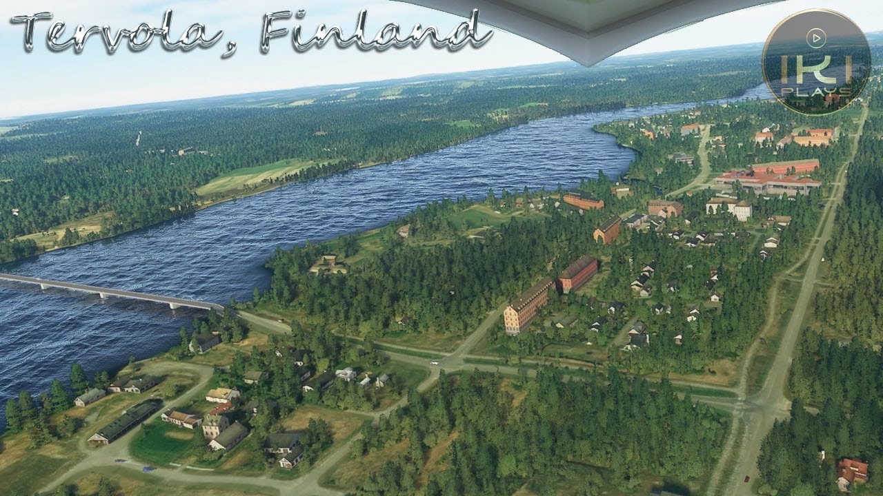 Flying over Tervola, Finland (Icon A5) - Microsoft Flight Simulator 2020