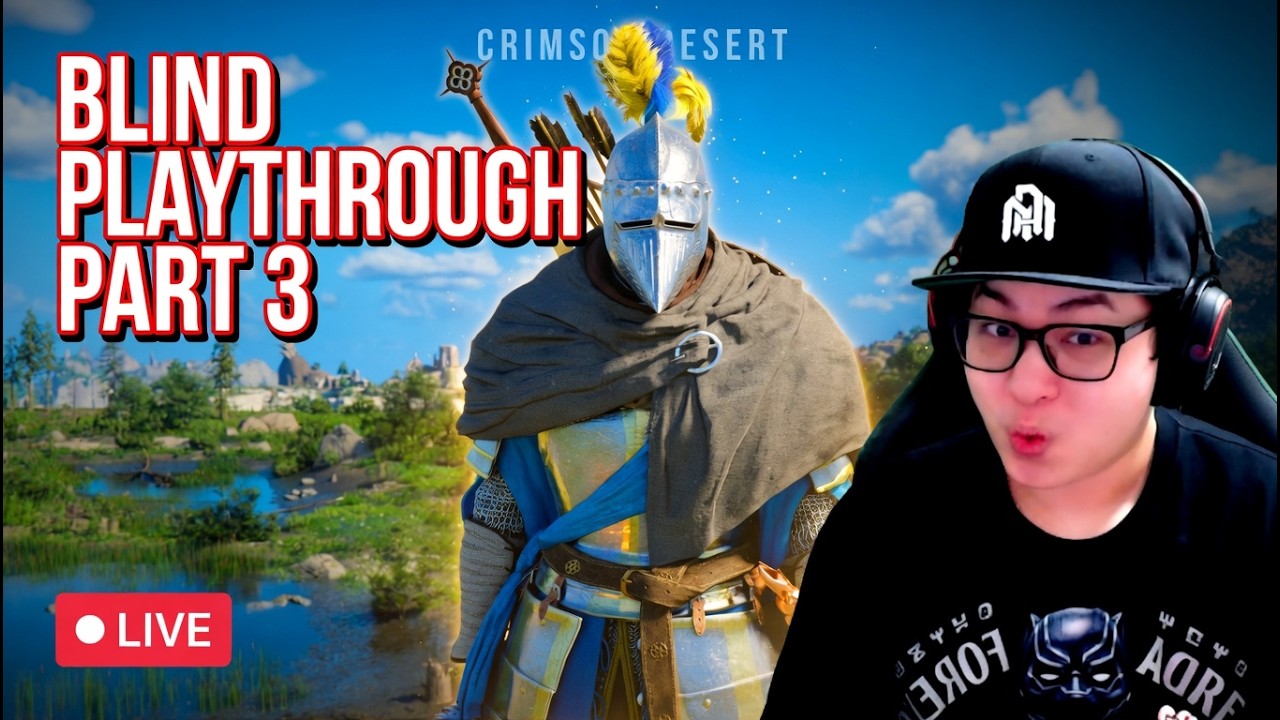 🔴Crimson Desert Blind Playthrough Part 3 - Brand New Player Pushes Further!