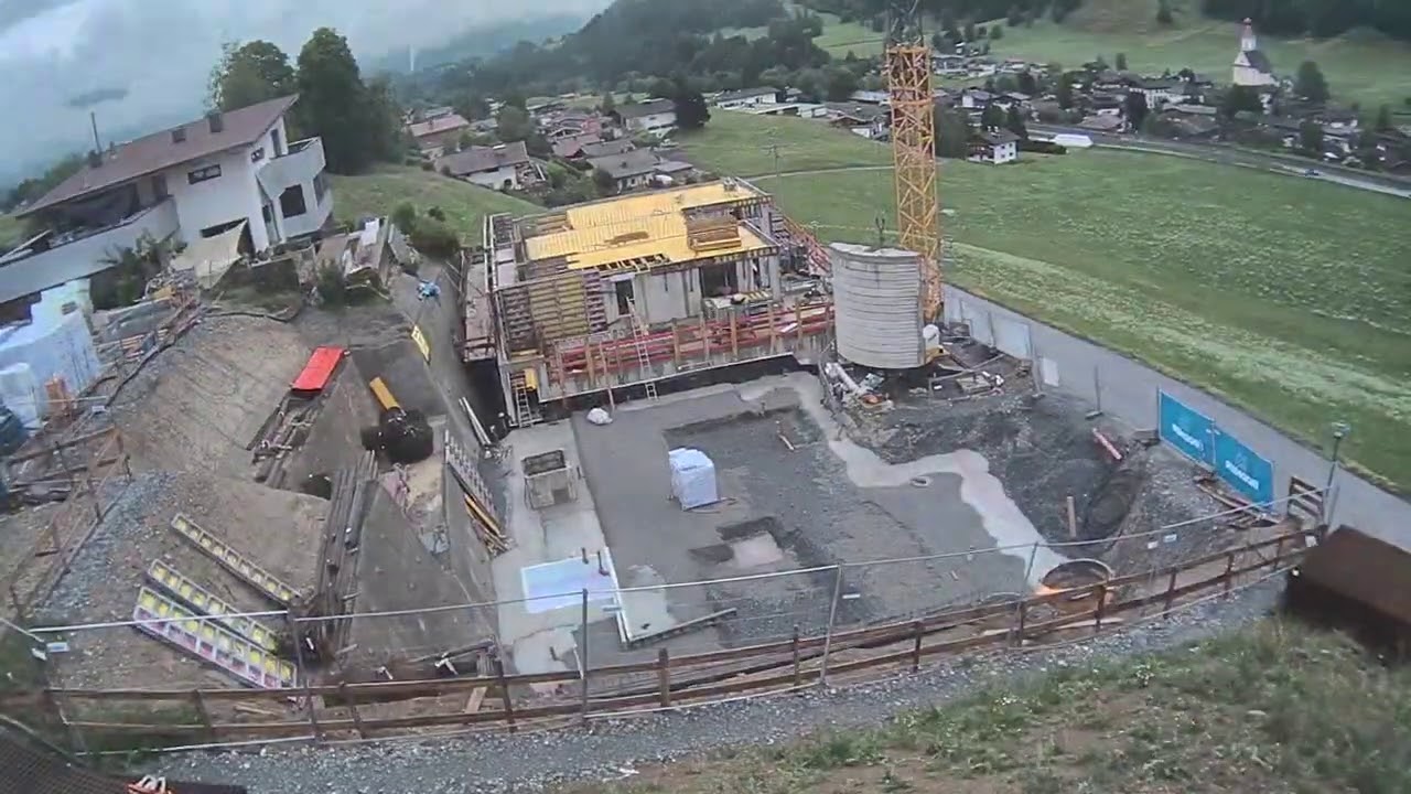 Der Bau des AAA - Triple A in Going im Zeitraffer