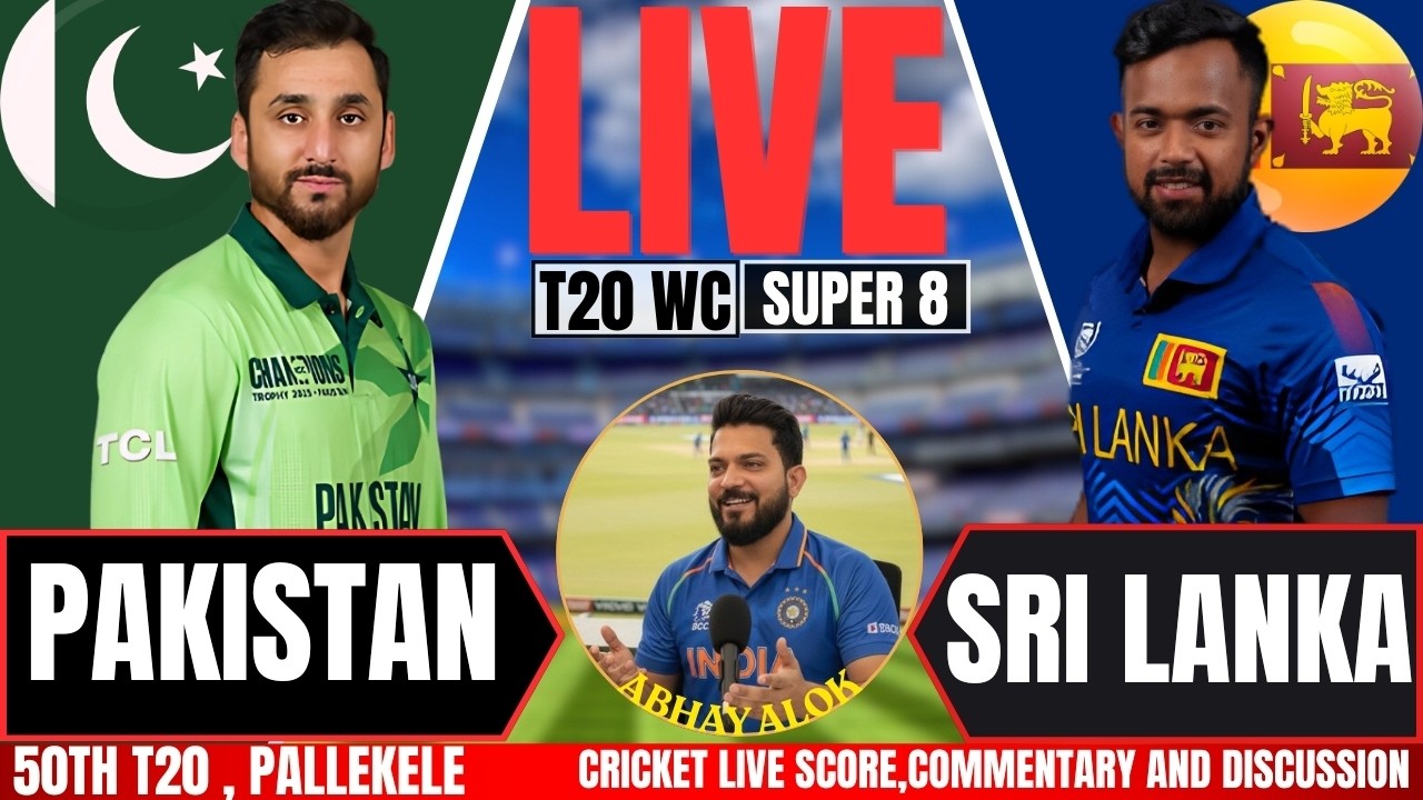 Pakistan vs Sri Lanka | T20 WC LIVE | Live Score & Commentary | PAK vs SL