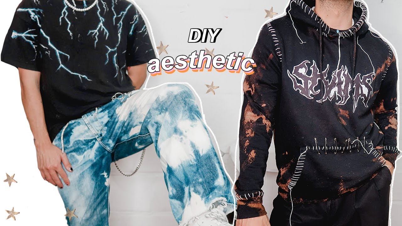 transforma tu ropa vieja // diy aesthetic!!!