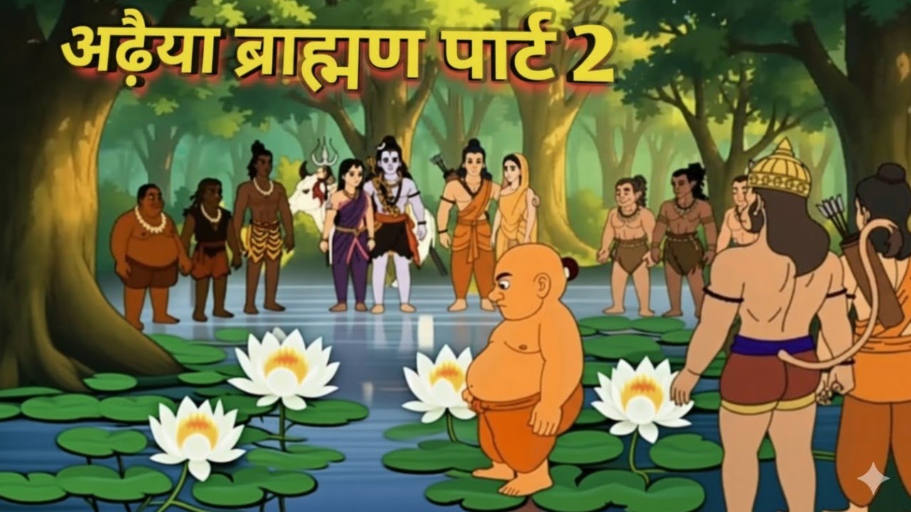 अढ़ैया ब्राह्मण (पार्ट-2  )को मिला ब्रह्मांड का सर्वश्रेष्ठ रसोईया होने का वरदान। Hindi moral story.