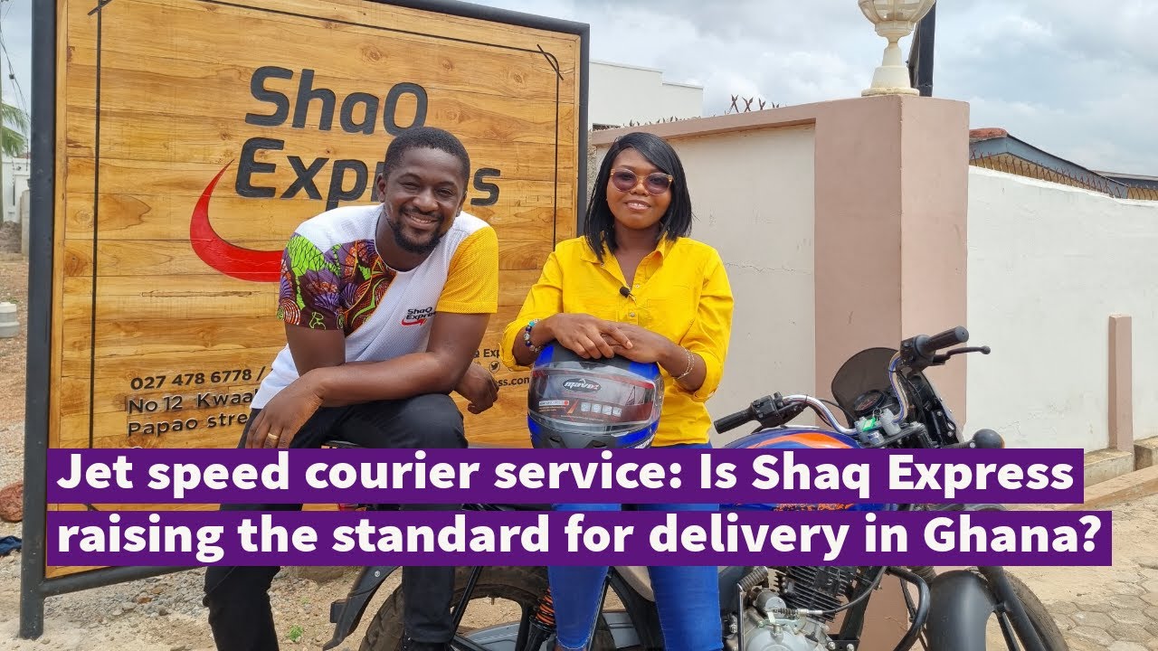 Jet speed courier service: Is Shaq Express raising the standard for delivery in Ghana? #africa #ride