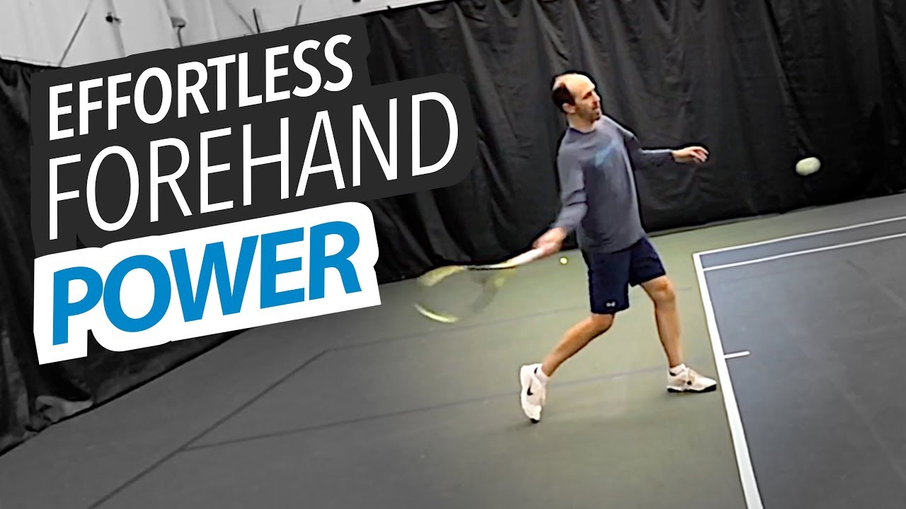 Effortless Forehand POWER w/lower body rotation