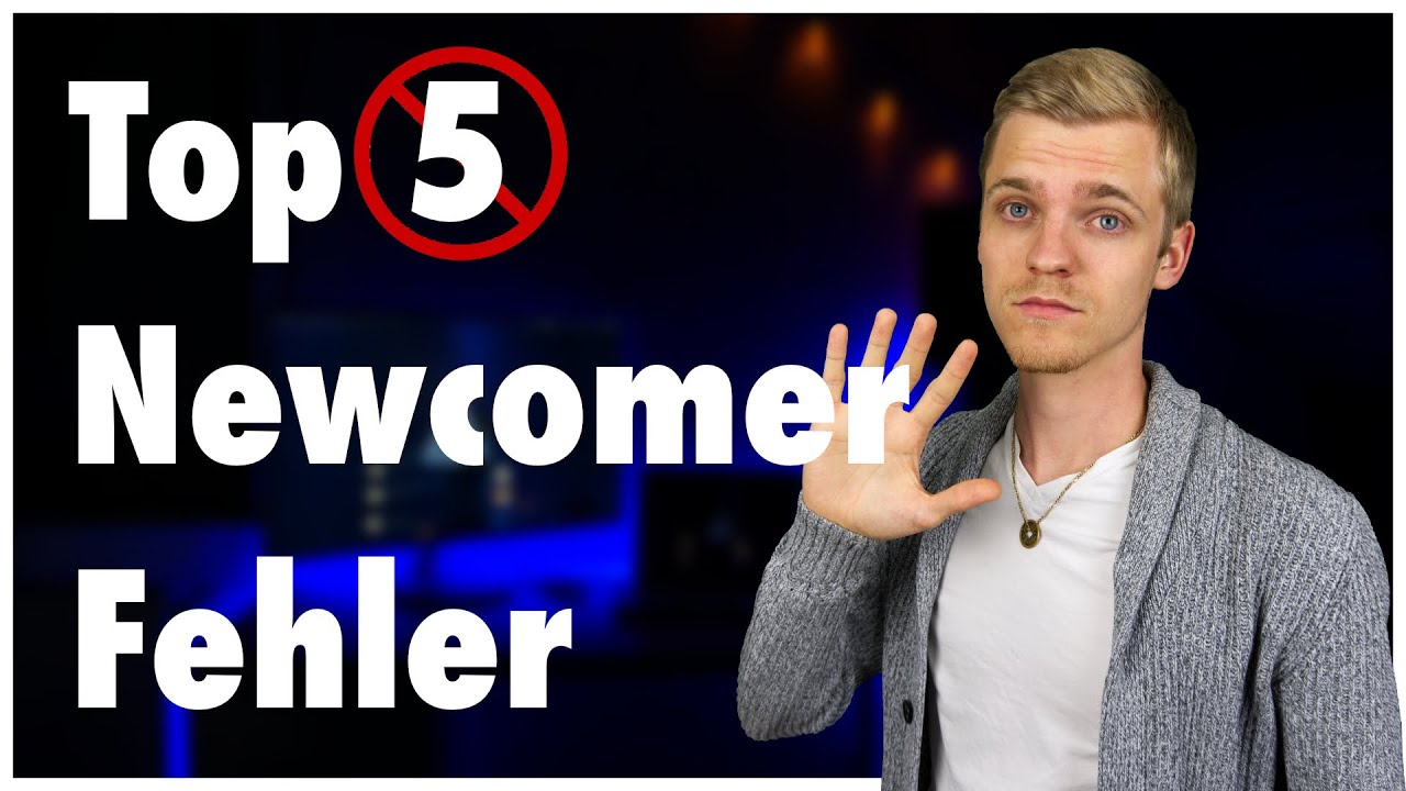 Top 5 Newcomer Fehler: Vermeide diese und du kommst 100% einen großen Schritt voran | Artistant