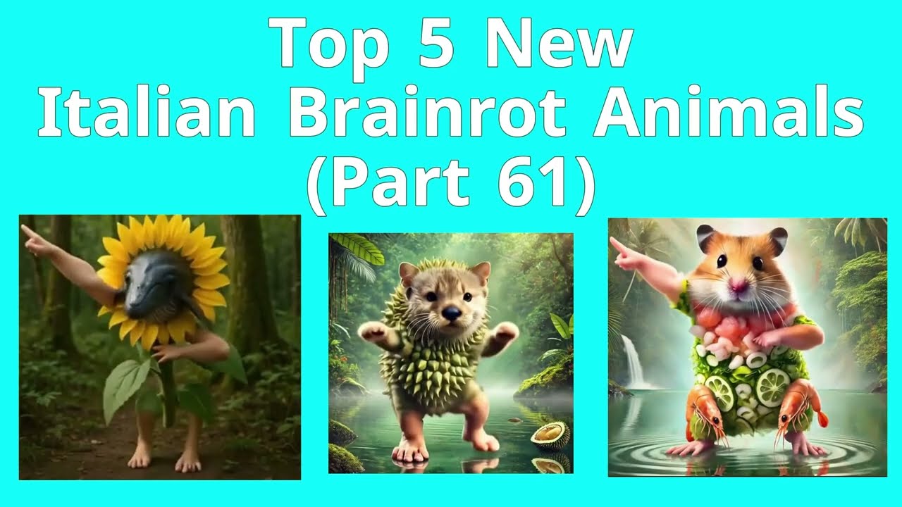 Top 5 New Italian Brainrot Animals (Part 61)