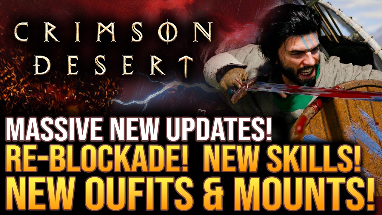 Багровая пустыня &mdash; МАСШТАБНЫЕ НОВЫЕ ОБНОВЛЕНИЯ! Повторная блокировка! Новые навыки, настройки сло...