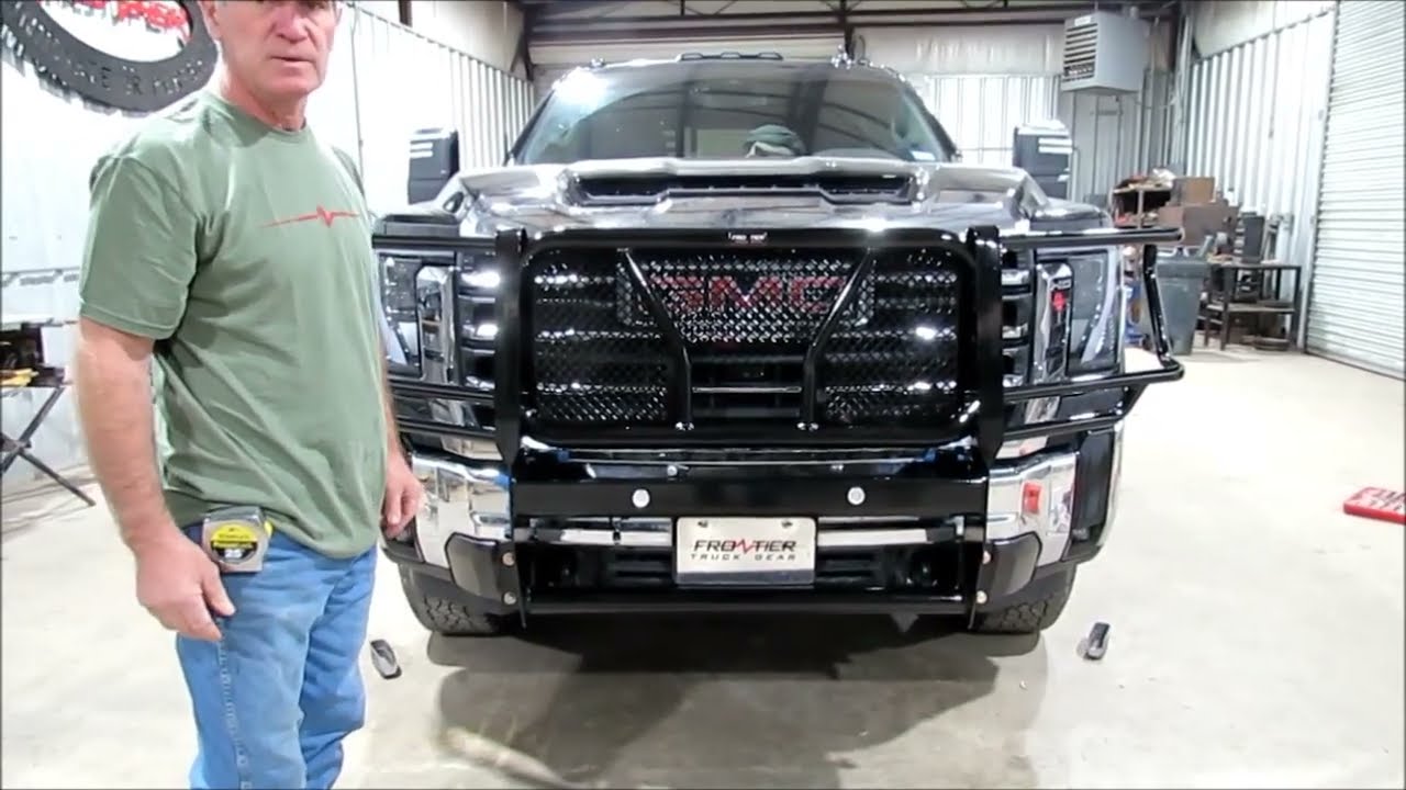 Frontier Grille Guard 2024 GMC Sierra HD Install