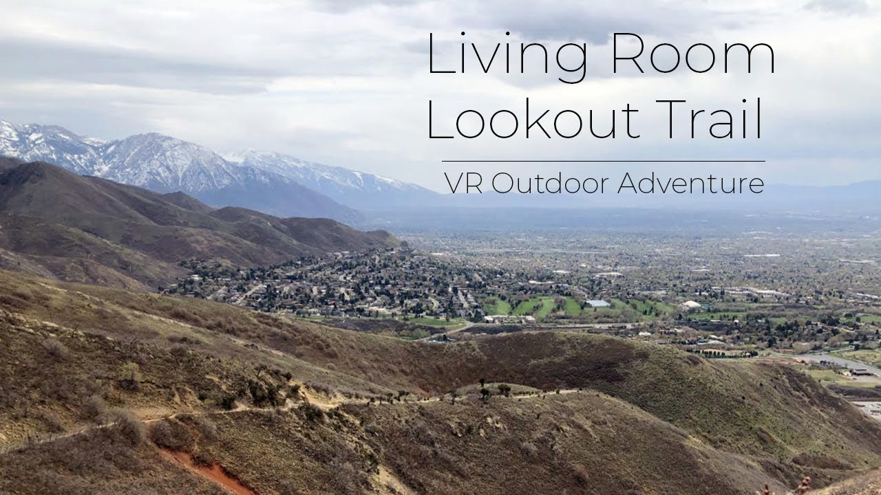 Living Room Lookout Trail (Winter) | Relaxing VR Hike with Lofi Beat