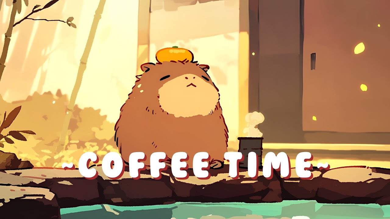 [Full Hour] Capybara Beats Radio - Ambient Study Beats Mix ~ Dreamy Vibes ~ 🌸 ☕