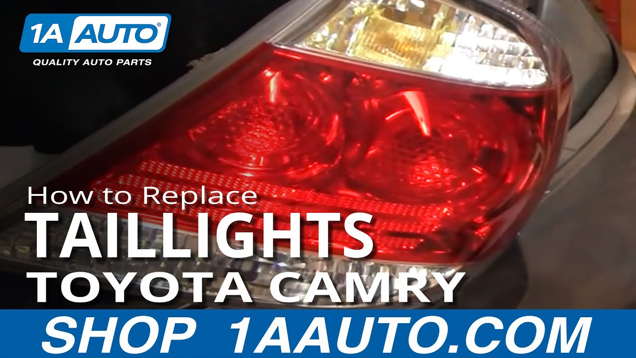 How to Replace Tail Lights 05-06 Toyota Camry