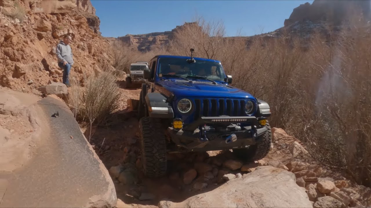 Pinstripes Galore on Hey Joe Canyon - Moab Off-Roading - Now Closed