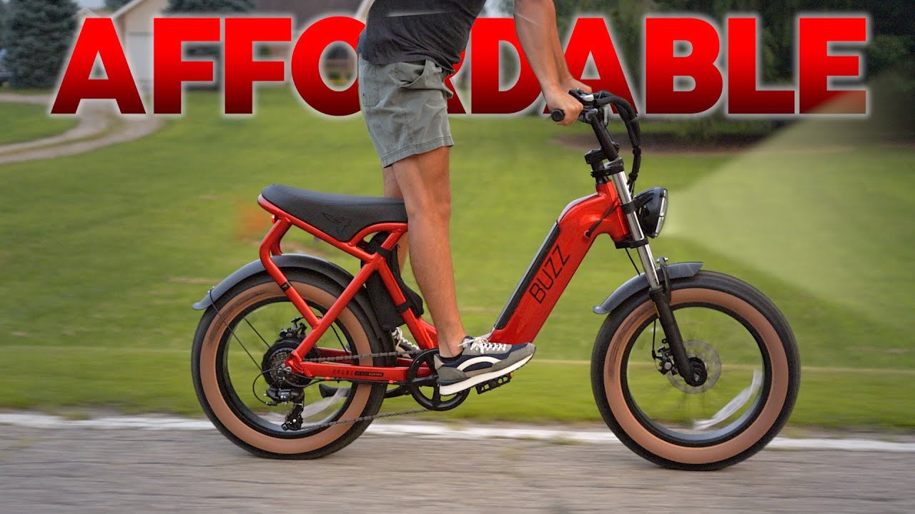 Affordable Moped Style E-bike | Buzz Drone E-bike
