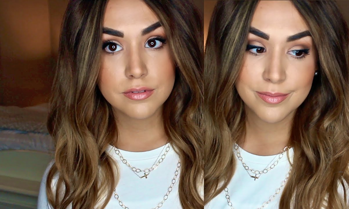 Peachy Bronze Spring Makeup | GRWM | Alexandrea Garza