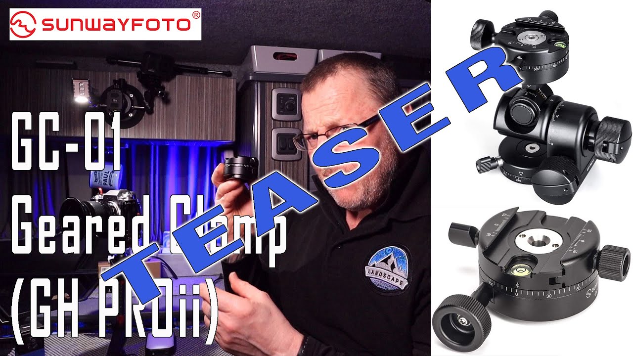 Vanlife Photography Gear TEASER - GC-01 GEARED CLAMP (GH PROii)