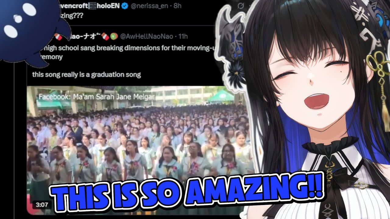 Nerissa was Thrilled to see a High School choose Breaking Dimensions as their Graduation Song