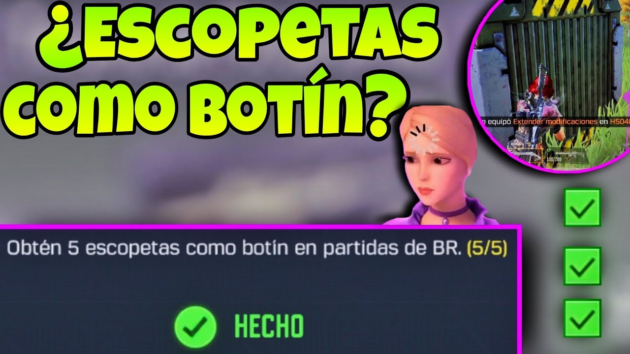 Obt&eacute;n Escopetas Como Bot&iacute;n En Partidas De BR [COD Mobile]